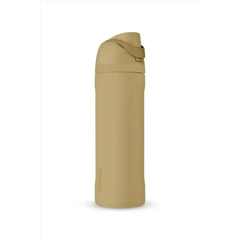 Owala FreeSip 24‑oz Tan Insulated Stainless Steel Water Bottle – BPA‑Free