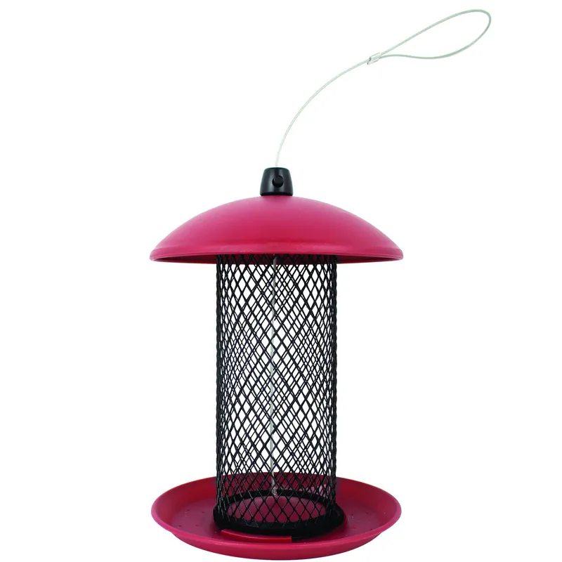 Wild Bird 1 Lb Metal Peanut Tube Bird Feeder With Squirrel Guard
