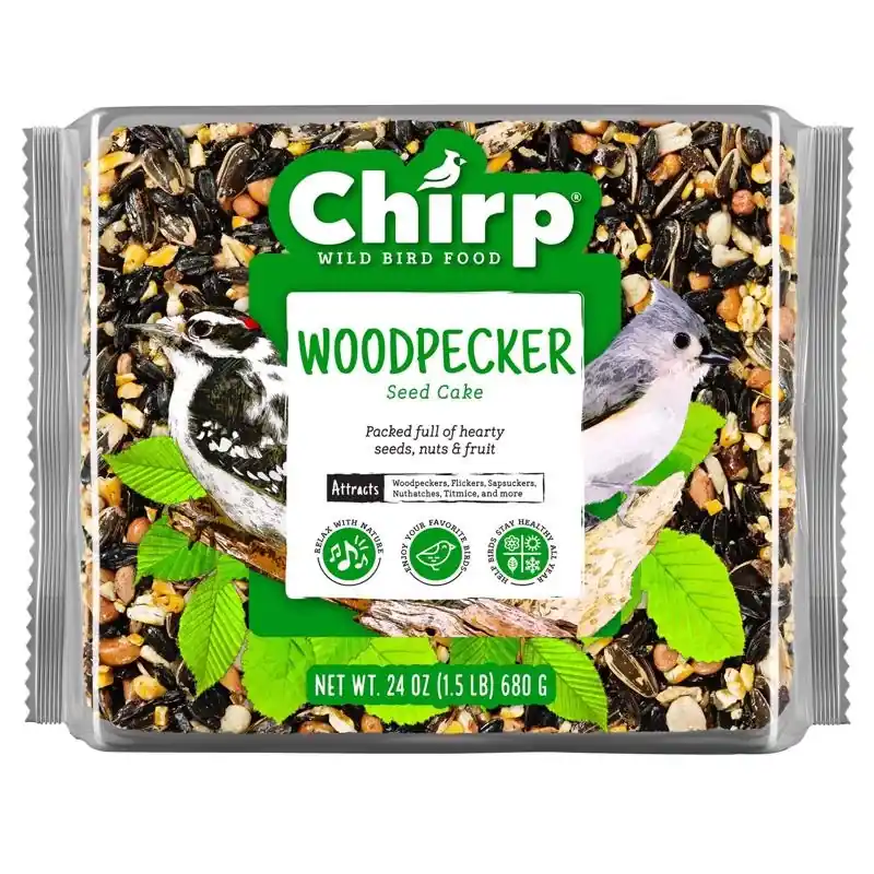 Woodpecker Peanut Seed Cake 24 Ounce - Premium Bird Feed