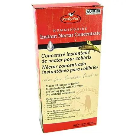 8 Ounce Clear Instant Hummingbird Nectar Concentrate - Makes 48 Ounces