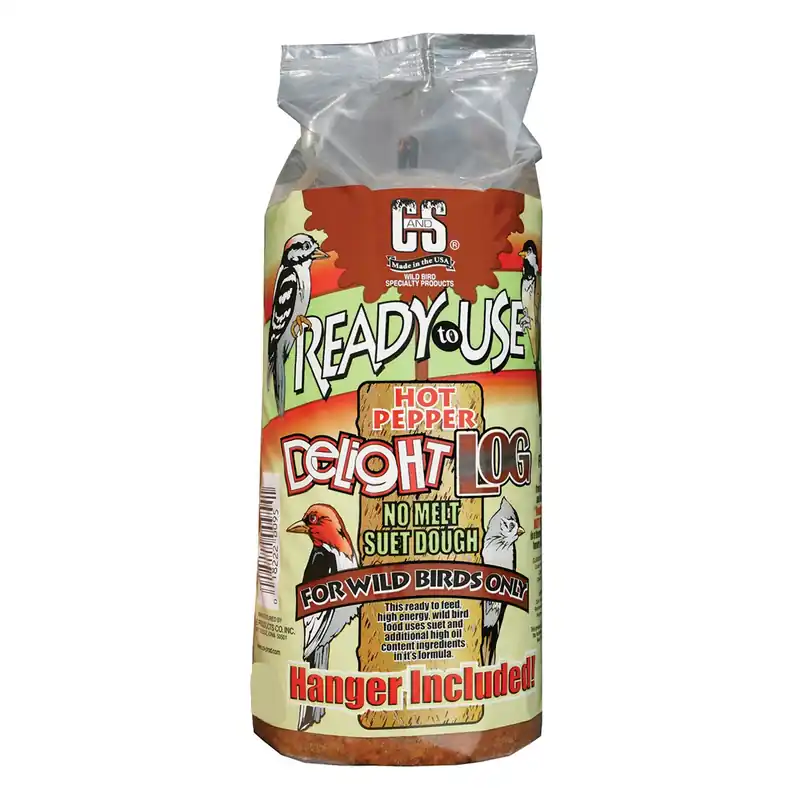 Hot Pepper Delight Assorted Species Beef Suet Wild Bird Food 1 Lb