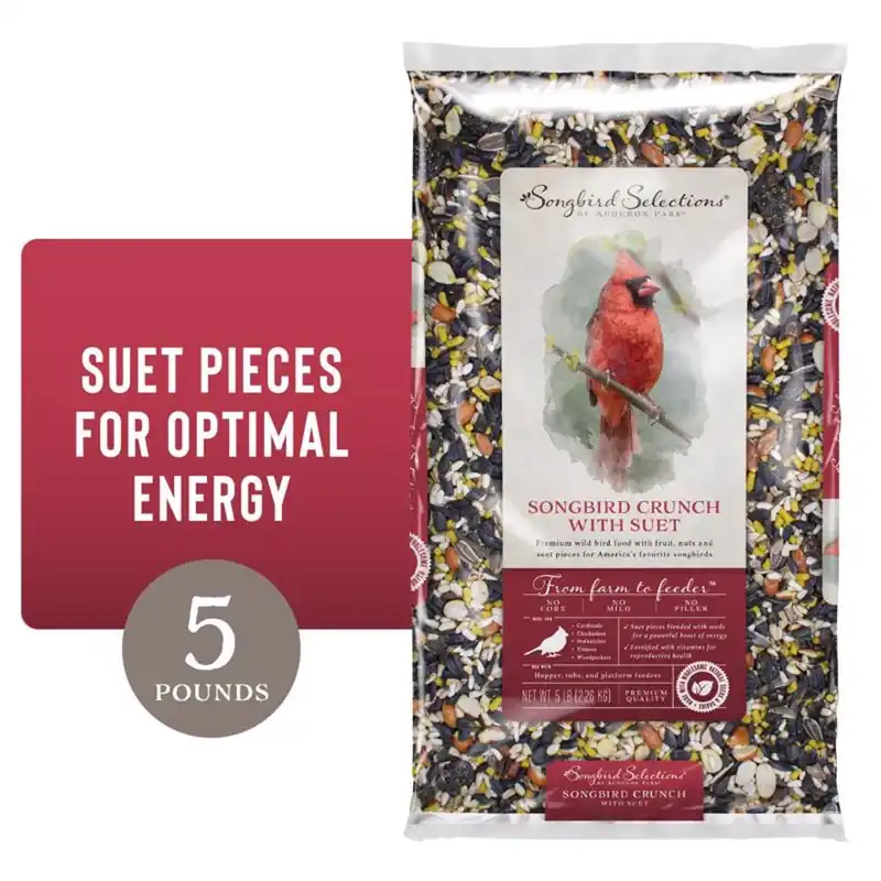 Songbird Crunch Wild Bird Seed With Fruits And Nuts 5 Lb