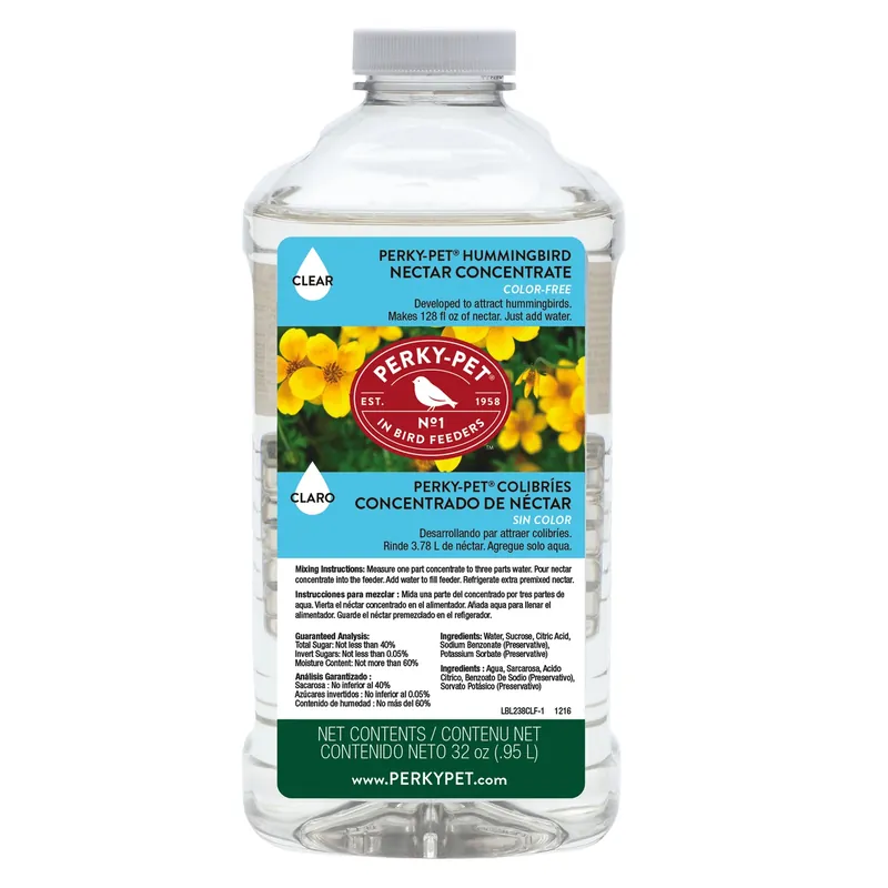 Hummingbird Sucrose Nectar Concentrate 32 Oz Bottle - Ideal Energy Source
