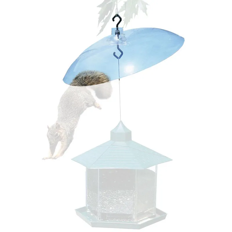 16 In. Transparent Squirrel Baffle - Hanging & Pole Mount