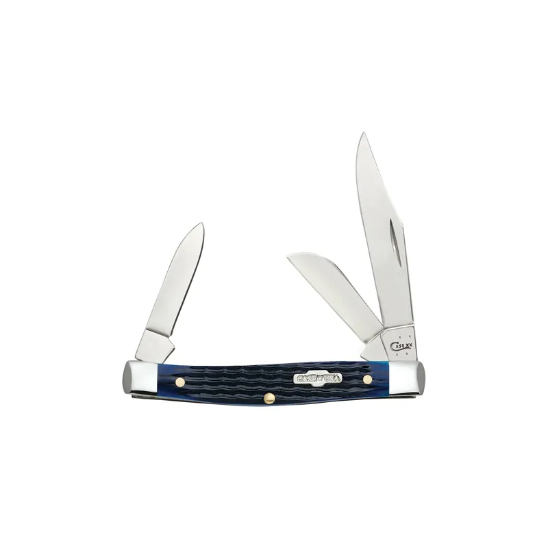 Blue Bone Rogers Corn Cob Jig Medium Stockman Pocket Knife