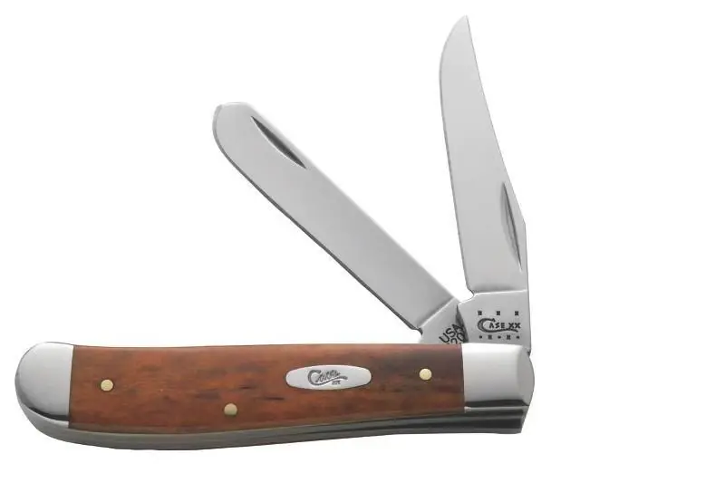 Mini Trapper Pocket Knife With Smooth Chestnut Bone Handle Model 6207 Ss