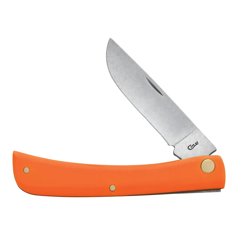 80502 Smooth Orange Synthetic 4 In. Sod Buster Jr Knife