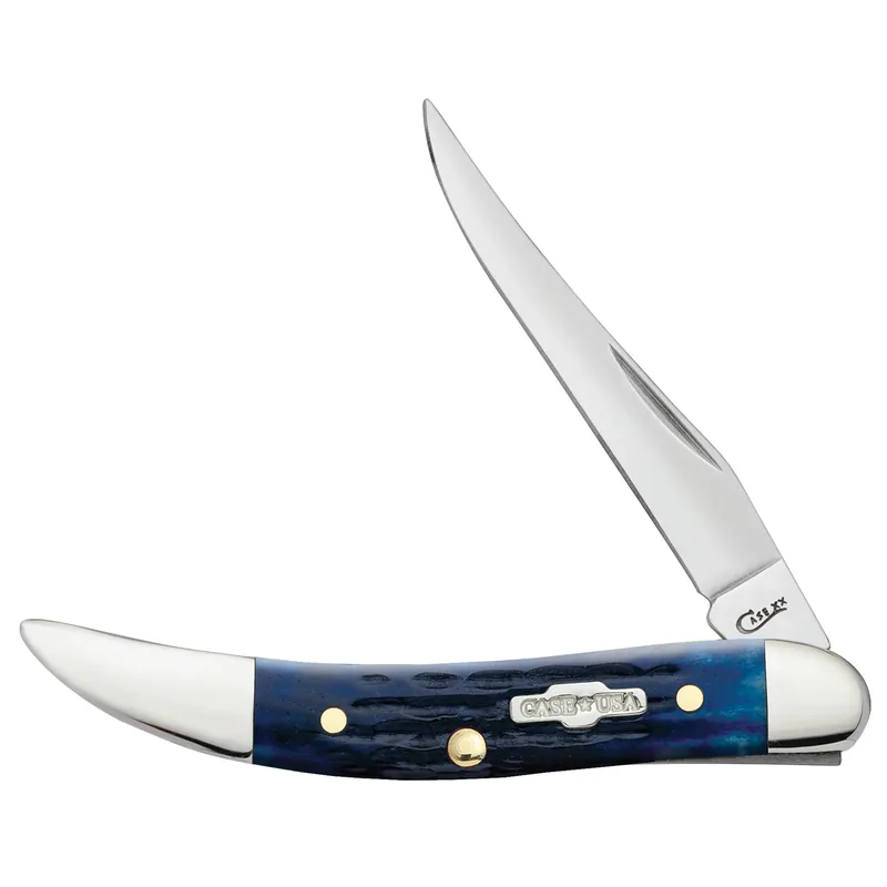02804 Folding Pocket Knife, 2-1/4 In L Tru-sharp Stainless Steel Blade, Blue Handle