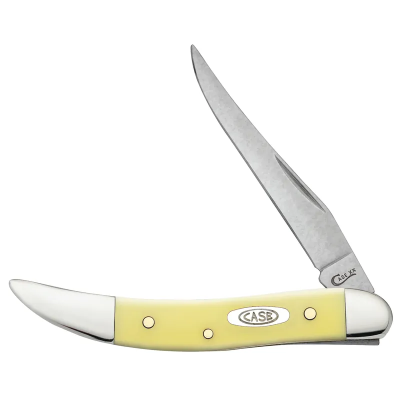 Yellow Chrome Vanadium 3 In. Small Texas Toothpick Knife - Model 091