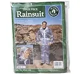 3 Piece Large Clear Rainsuit Academy Safety Model 61103