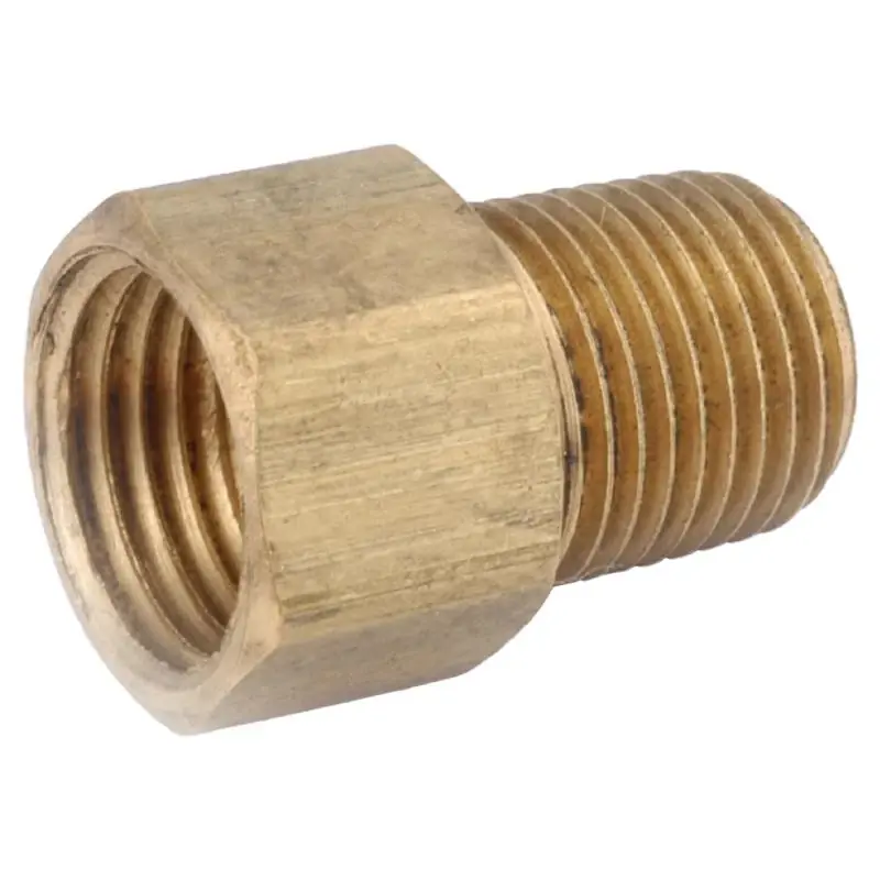 Anderson Metals 3/16 In. Female Flare X 1/8 In. Mpt Brass Inverted Flare Adapter