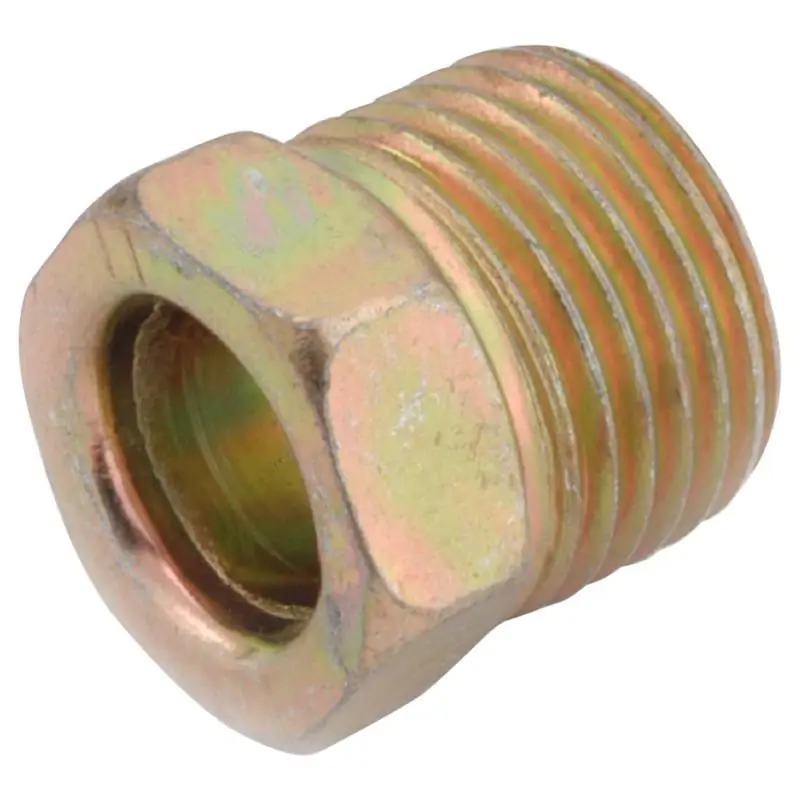 Anderson Metals 3/8 Inch Brass Female Inverted Flare Nut
