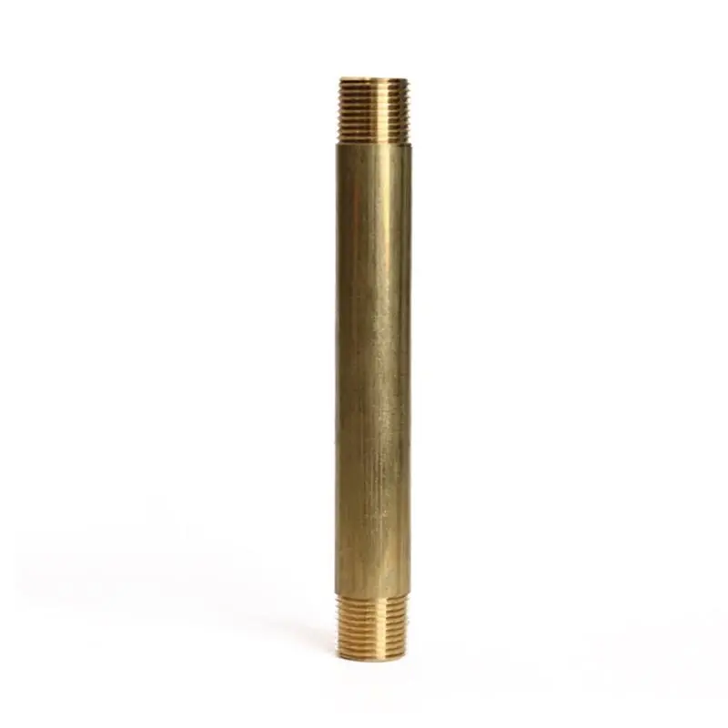 3/8 In. Mpt X 3/8 In. D Mpt Red Brass Nipple, 5 In. Length