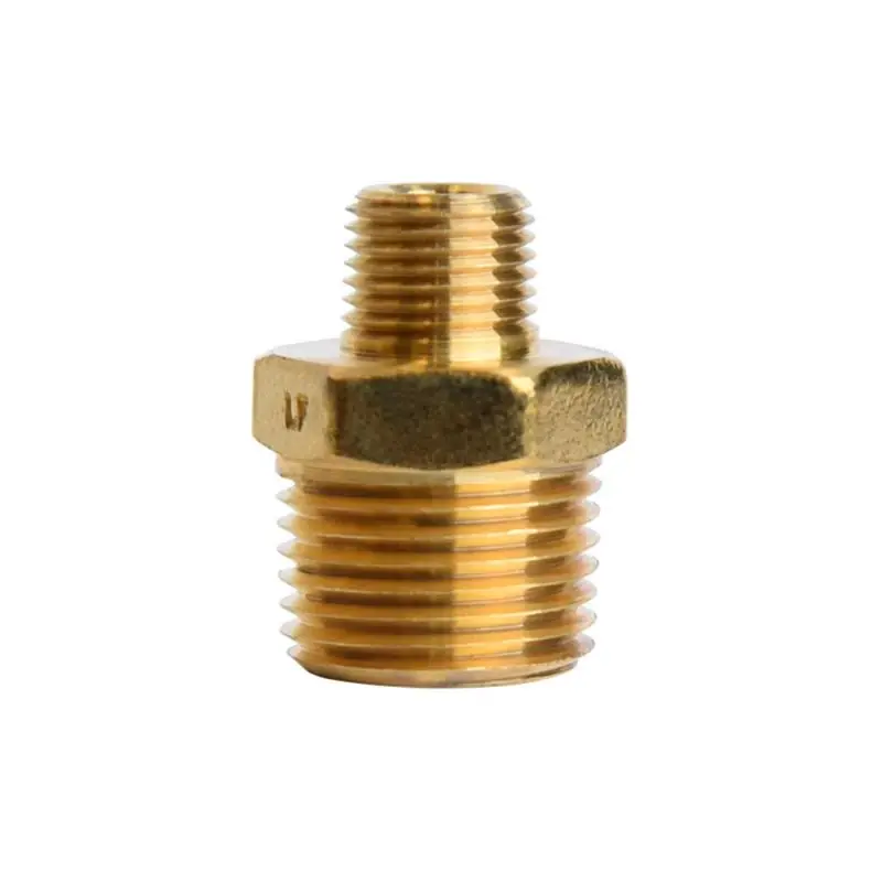 3/8 In. Mpt X 1/8 In. D Mpt Lead-free Brass Reducing Hex Nipple