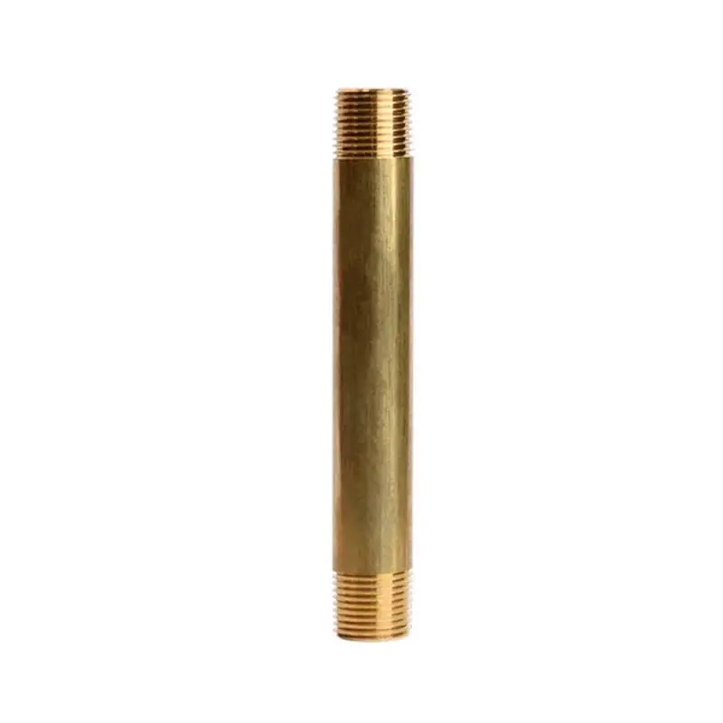 3/8 In. Mpt X 3/8 In. D Mpt Red Brass Nipple 4-1/2 In. Length