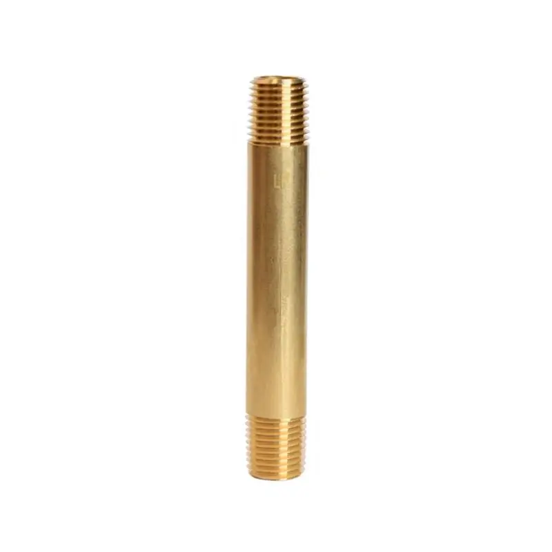 1/4 In. Mpt X 1/4 In. D Mpt Red Brass Nipple 3-1/2 In. Length