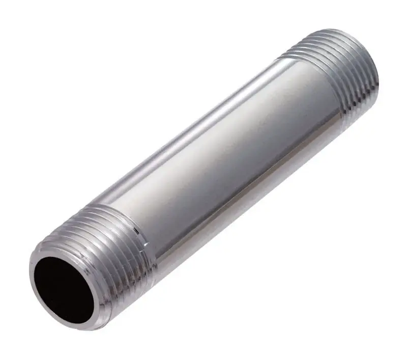3/8 In. Mpt X 3 In. L Brass Nipple For Plumbing Repairs