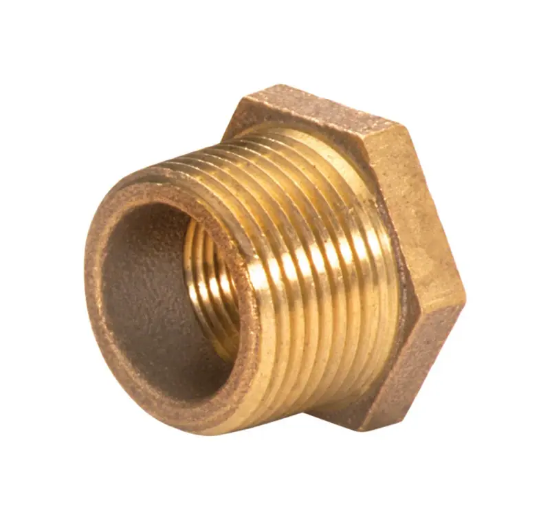 1-1/2 In. Male X 3/4 In. D Female Red Brass Hex Bushing