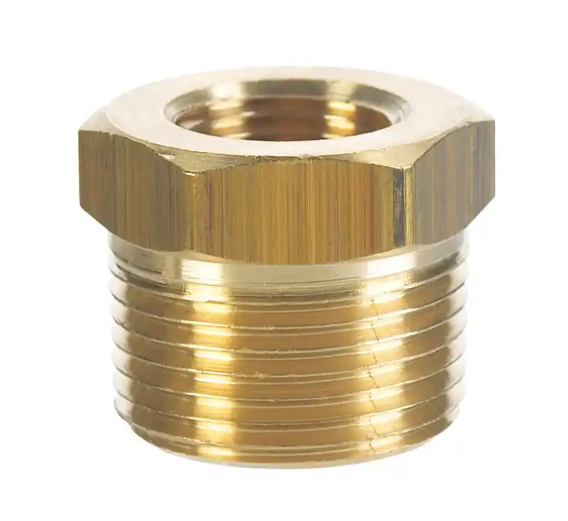 Ace 1/4 In. Mpt X 1/8 In. Dia. Fpt Yellow Brass Hex Bushing