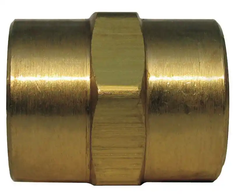 Ace 1/4 In. Fpt X 1/4 In. Dia. Fpt Yellow Brass Coupling - Model 4338026