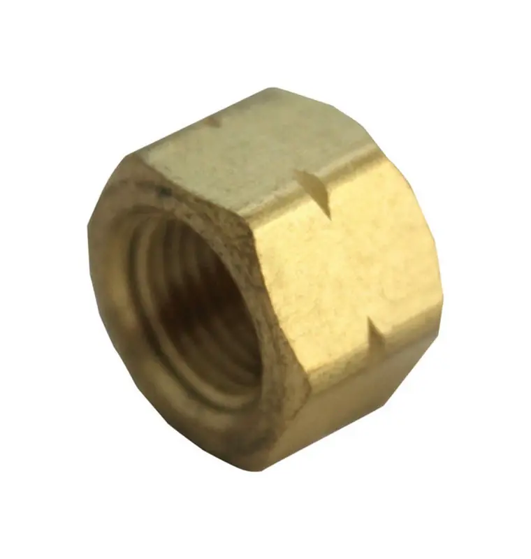 Ace 1/2 In. Female X 1/2 In. Dia. Compression Yellow Brass Cap
