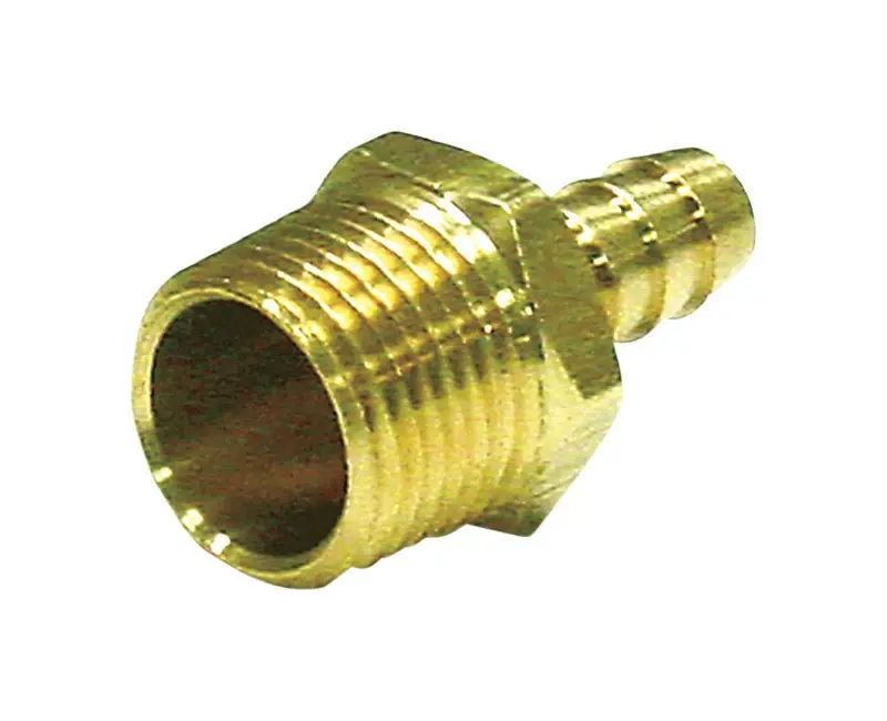 Ace Brass 1/4 In. Dia. X 1/8 In. Dia. Adapter Yellow 1 Pk