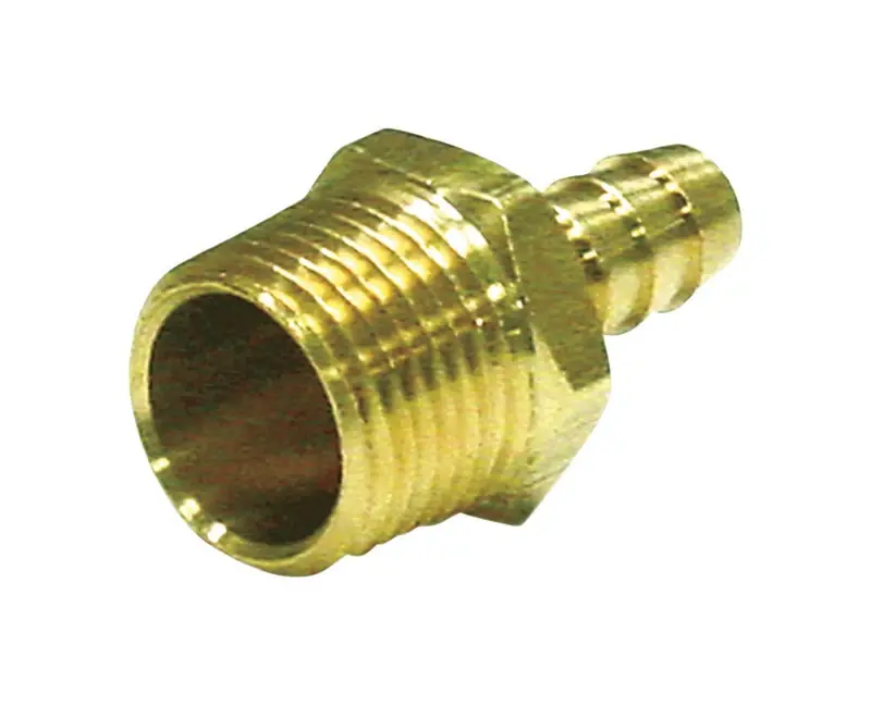 Ace Brass 3/8 In. Dia. X 1/4 In. Dia. Adapter Yellow 1 Pk