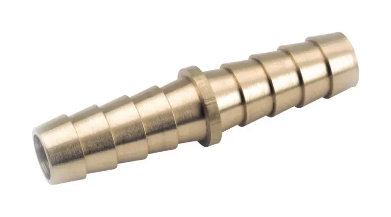 Brass Hose Splicer, Lead Free, 3/8 In.