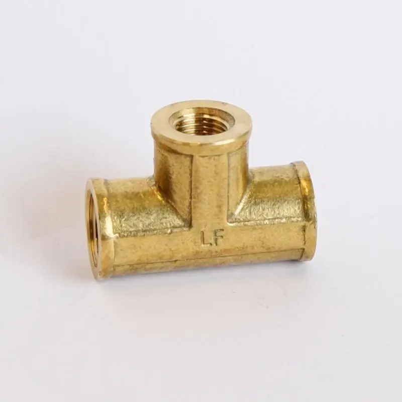 1/4 In. Fpt X 1/4 In. D Fpt Lead-free Brass Tee For Plumbing