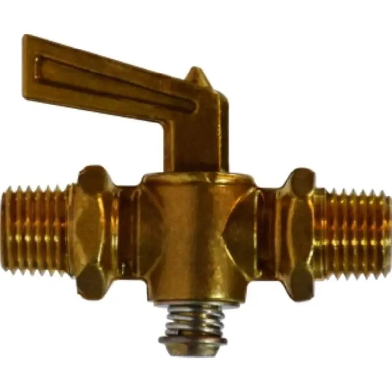 Anderson Metals 3/8 In. Mip X 3/8 In. Mip Brass Pipe Valve