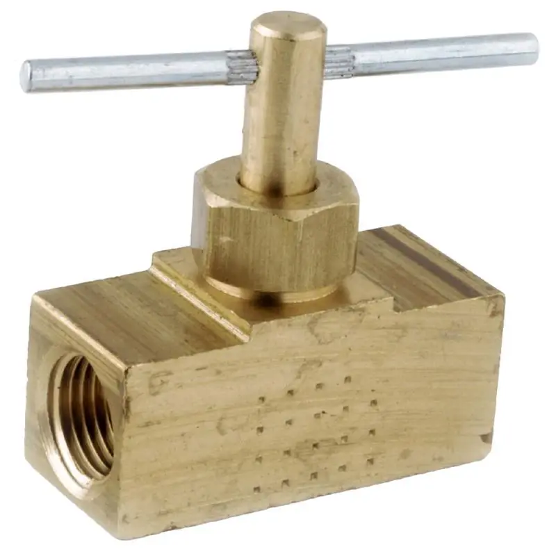 Anderson Metals 1/8 In. Brass Needle Valve Female Ends