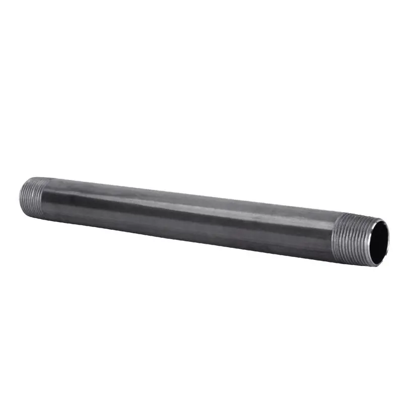 Stz Industries 1/2 Inch Diameter X 14 Inch Length Black Steel Pre-cut Pipe