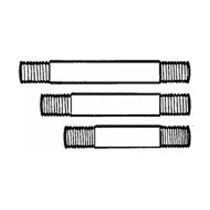 B&k Mueller 2 In. Diameter X 30 In. Length Black Steel Pre-cut Pipe