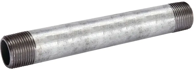 3 In. Mpt X 12 In. L Galvanized Steel Pipe Nipple - Schedule 40