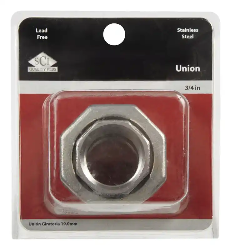 3/4 In. Fpt X 3/4 In. Dia. Fpt Stainless Steel Union S3014u 006b