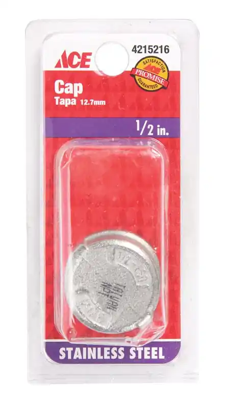 1/2 In. Fpt Stainless Steel Cap - Durable Pipe Fitting