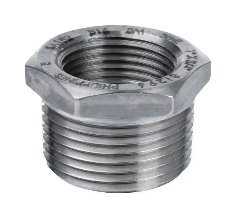 Smith-cooper 1-1/2 In. Mpt X 1-1/4 In. Dia. Fpt Stainless Steel Hex Bushing