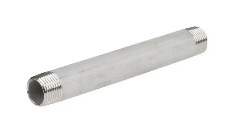 Smith-cooper 1 In. Mpt Stainless Steel Nipple 3 In. Length For Plumbing Applications