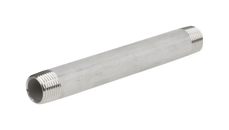 Smith-cooper 1-1/2 In. Mpt Stainless Steel 3 In. L Nipple - Lead Free