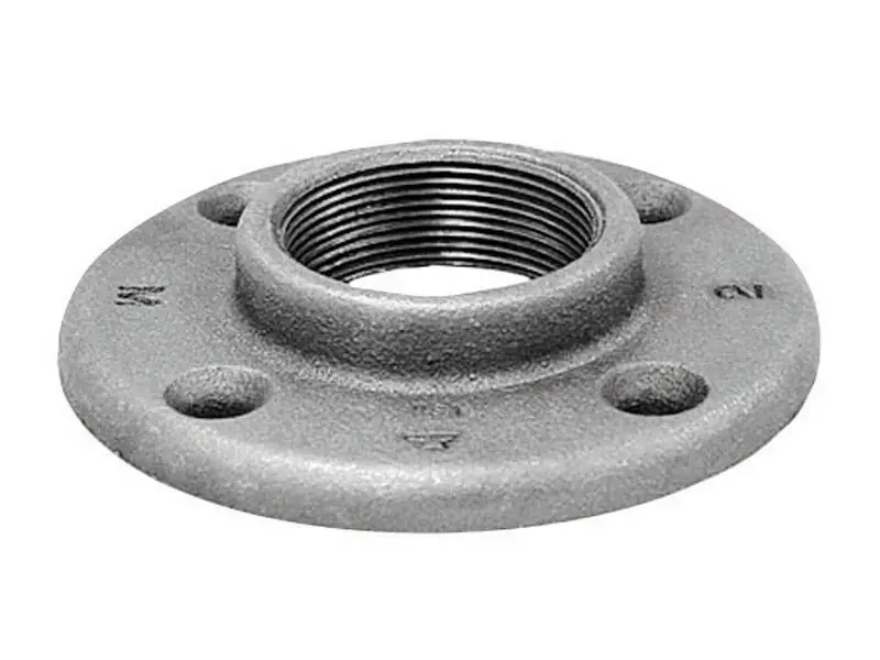 Black Pipe Floor Flange, 1/4 In.