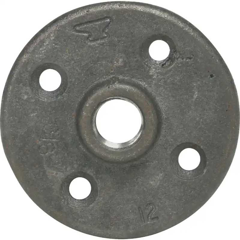 Black Pipe Floor Flange, 2 In.
