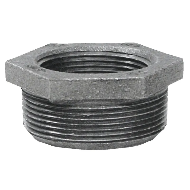 Black Pipe Hex Reducing Bushing, 1-1/4 X 3/4 In.