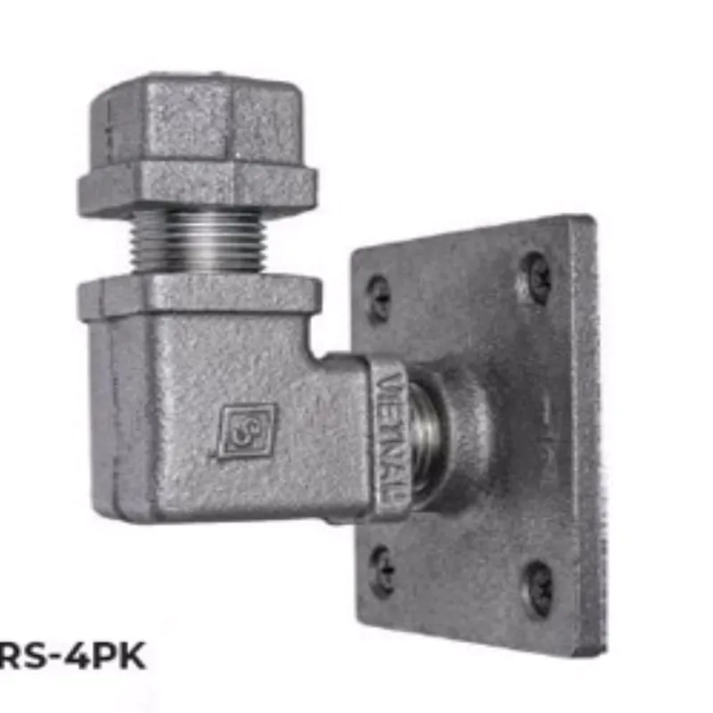 1/2 In. Fip Black Malleable Iron Pipe Hook - Square Design