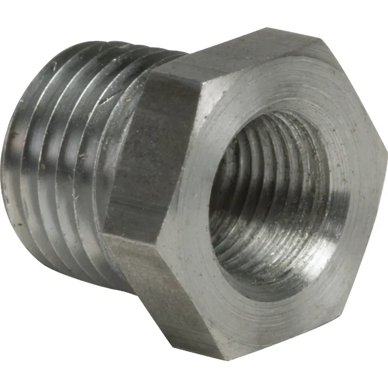 Black Pipe Hex Bushing, 3/8 X 1/8 In.