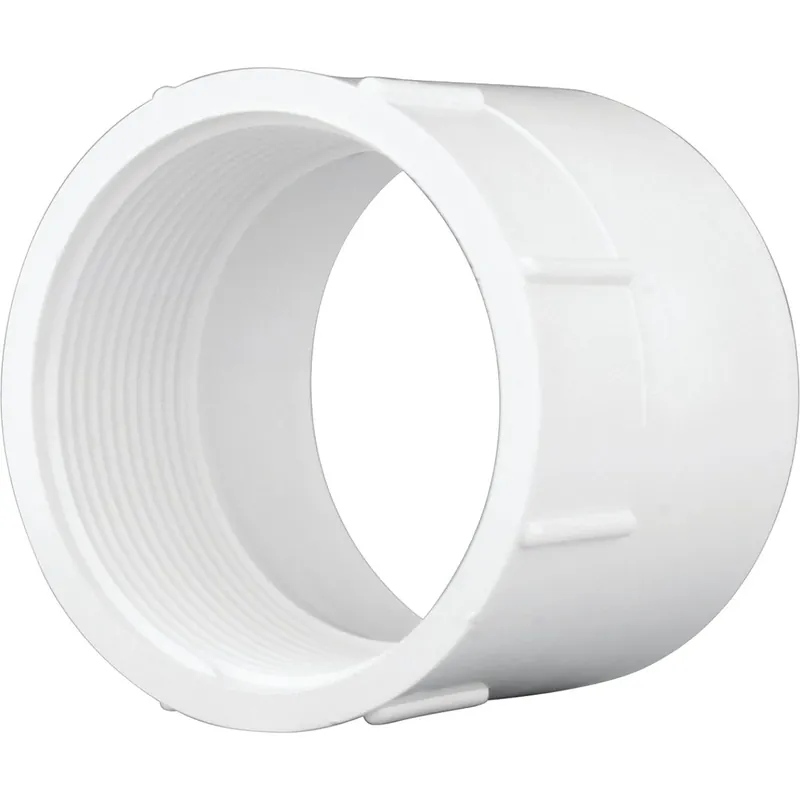 Charlotte Pipe Schedule 30 3 In. FPT X 3 In. D Hub PVC Pipe Adapter 1 Pk