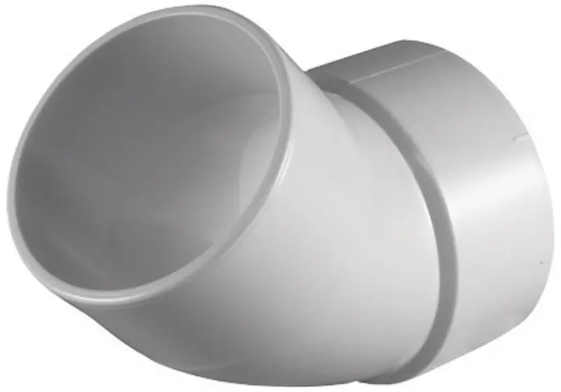 Charlotte Pipe Schedule 30 3 In. 3 In. D PVC 45 Degree Street Elbow 1 Pk
