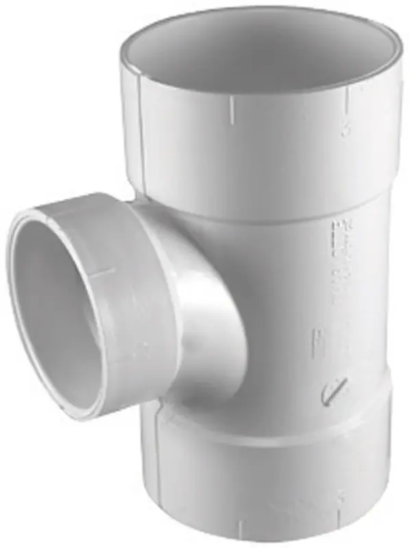 Charlotte Pipe Schedule 30 3 In. Hub X 2 In. Dia. Hub PVC Sanitary Tee