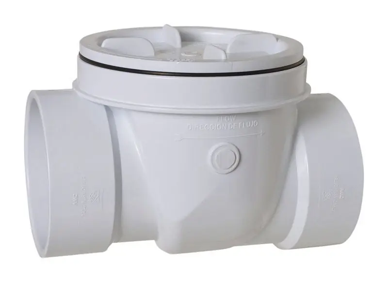 869-2p 2 Inch Pvc Hub X Hub Backwater Valve For Drainage Systems