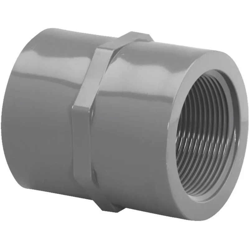 1-1/4 Inch Fip X Fip Pvc Coupling For Plumbing Applications