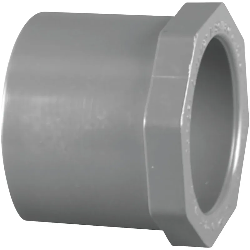 Charlotte Pipe Schedule 80 1 In. Spigot X 3/4 In. D Slip PVC Reducing Bushing 1 Pk